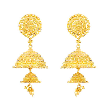 22ct Indian Gold Jhumkha