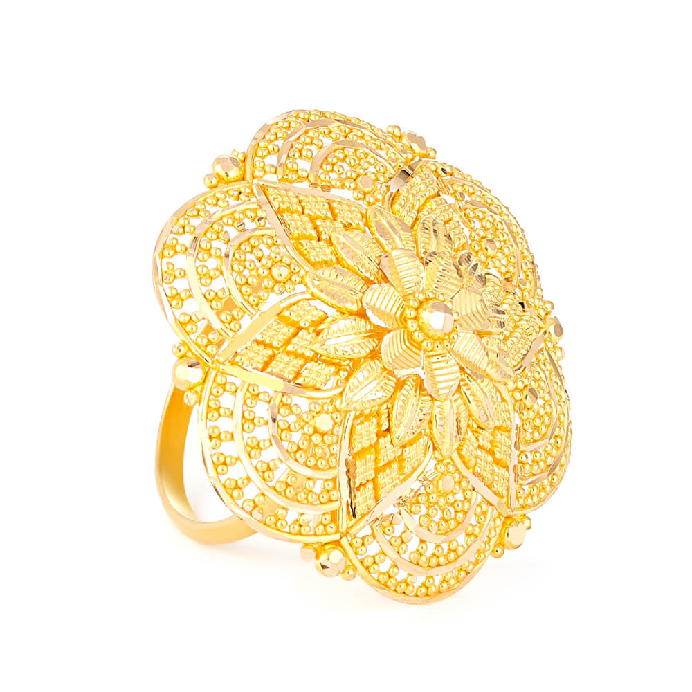 22ct Indian Gold Ladies Ring £620.00 (SKU32368)