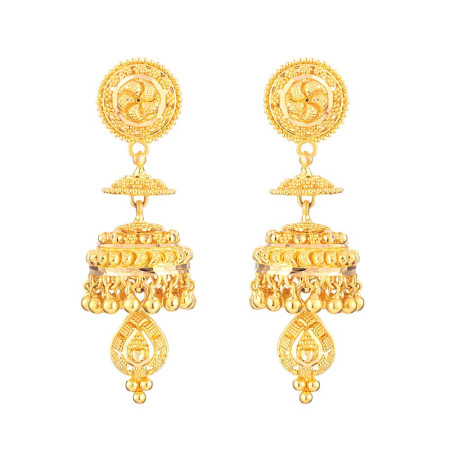 22ct Indian Gold Jhumkha