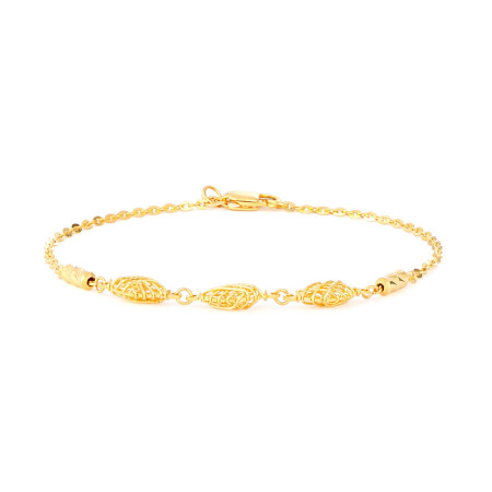 22ct Yellow Gold Cubic Zirconia Bracelet