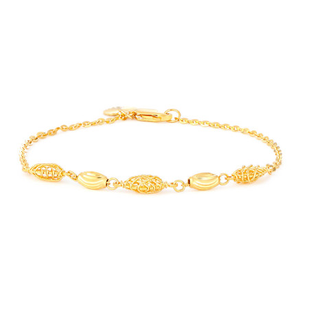 22 Carat Gold Pendant with Rhodium finish
