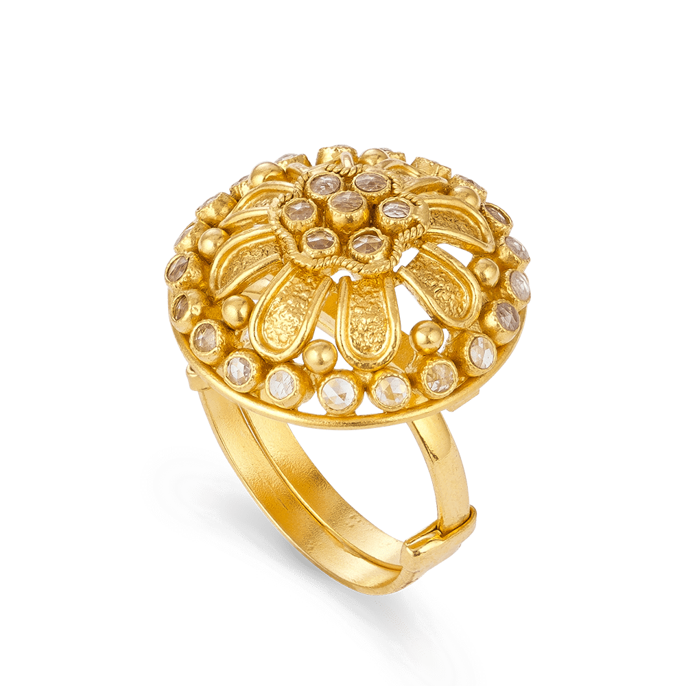 22ct Yellow Gold Ring Armari 27555 - 22ct Yellow Gold Ring Armari