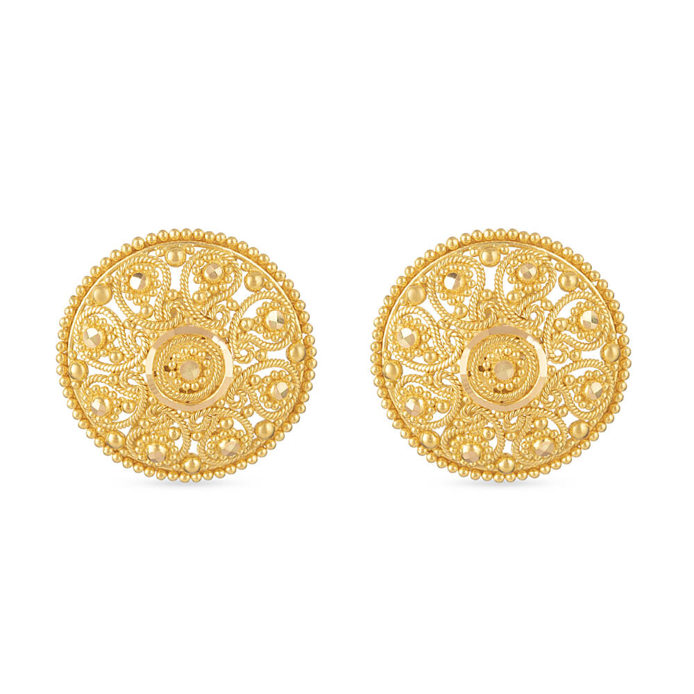 Buy quality Splendid 22carat gold earring in Pune