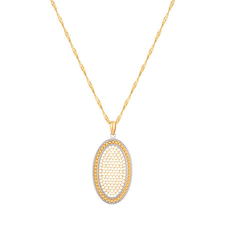 22ct Yellow Gold Filigree Pendant