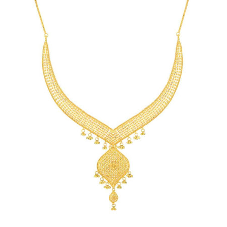 Jali 22ct Gold Filigree Necklace