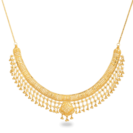 Jali 22ct Gold Filigree Necklace