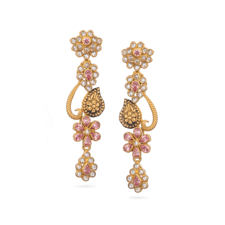 Anusha Indian Gold Earrings