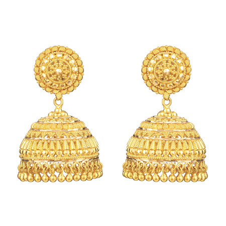 22ct Indian Gold Jhumkha