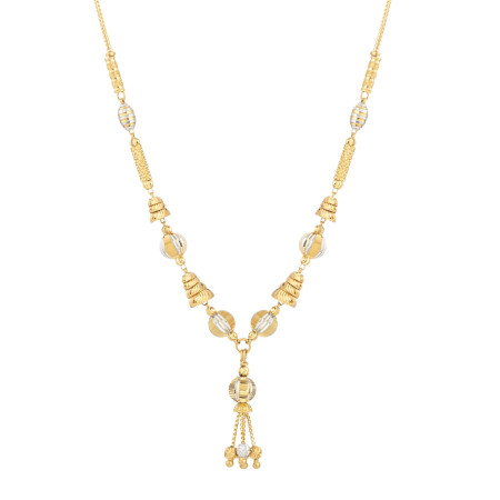 22ct Gold Choker Necklace with Balls