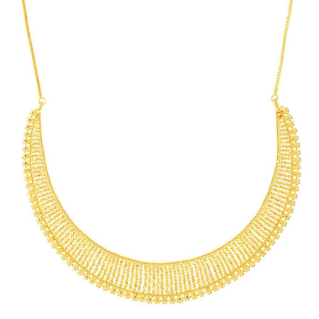 Jali 22ct Gold Filigree Necklace