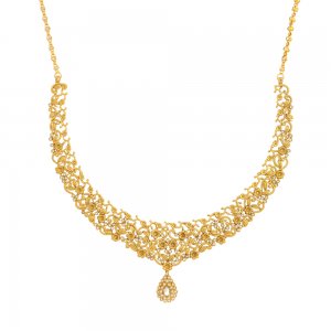Bridal Necklace In 22ct Gold 916
