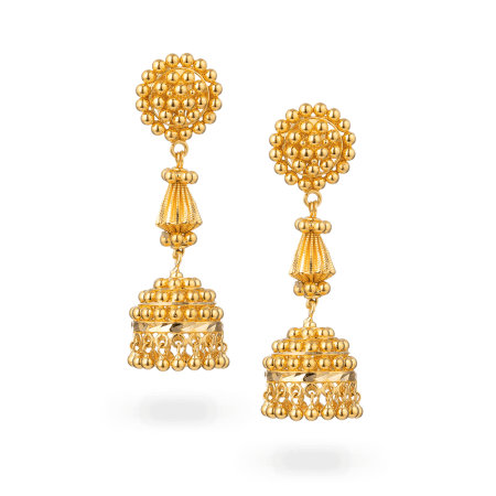 22ct Indian Gold Filigree Necklace Set