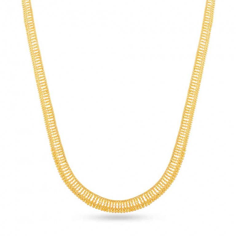 Jali Collection 22ct Gold Necklace 916