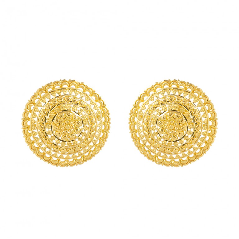 Jali 22ct Gold 916 Filigree Necklace