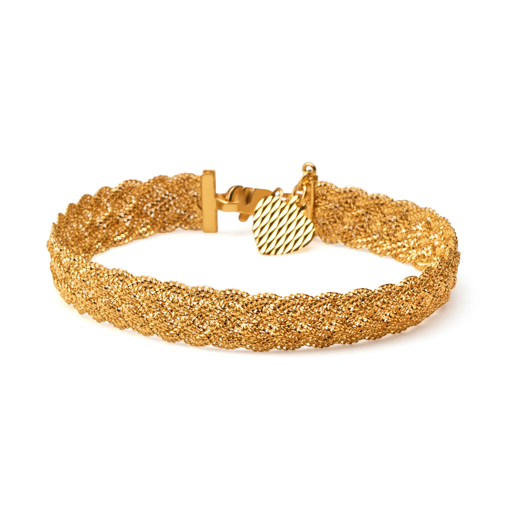 Ladies Fancy Gold Bracelet 18kt – Welcome to Rani Alankar