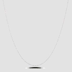 18ct White Gold Ripple Chain 1.1gm 16 Inches 18ct White Gold Ripple Chain 1.1gm 16 Inches
