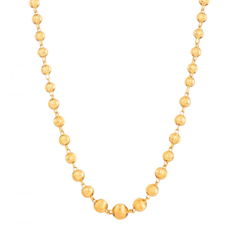 fancy gold mala