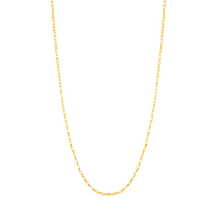 22ct Flat Trace link chain