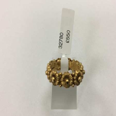 Rosettes Collection 22ct Gold Ring 6.1gm