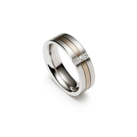 Christian Bauer Dual Shade Wedding Band Ring