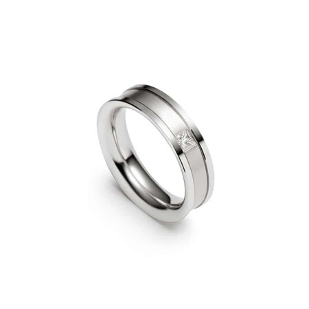Christian Bauer Princess Cut Wedding Band Ring