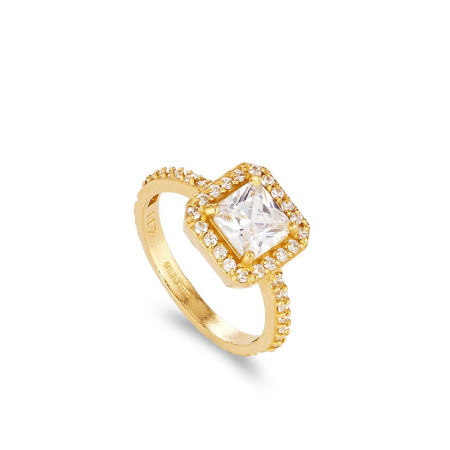22ct Gold Ladies CZ Ring