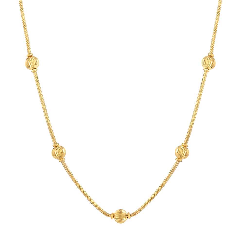 Gold Choker Neckalce - £950.00.00 (SKU:31960)