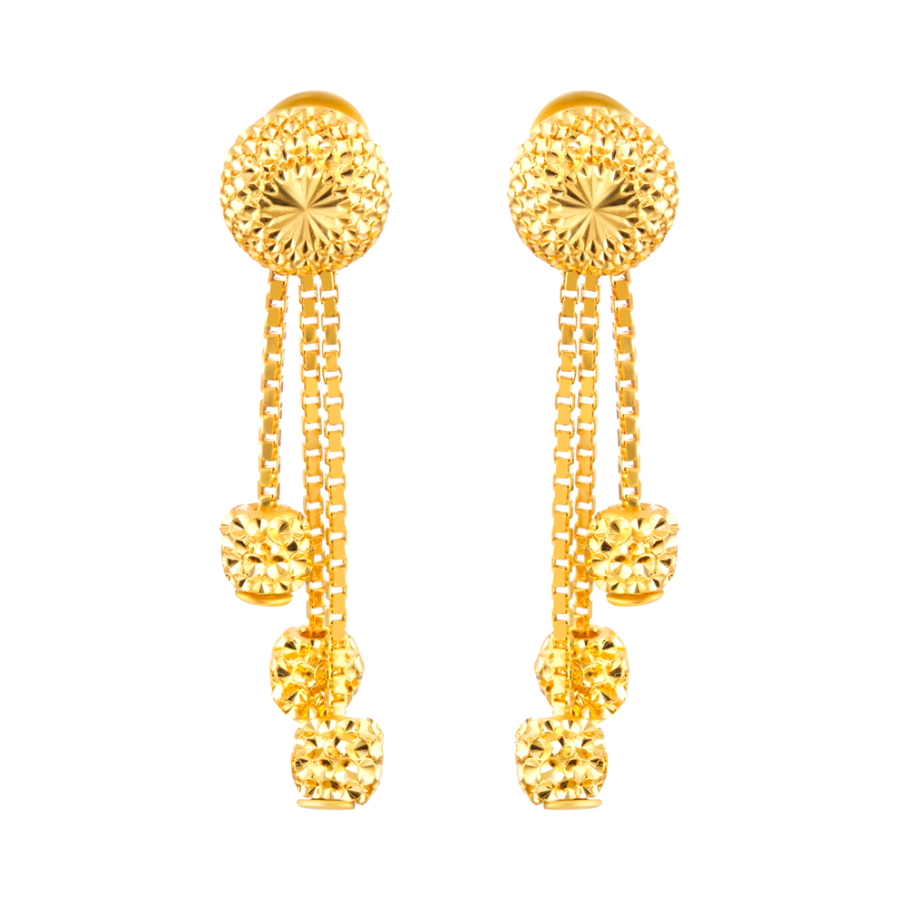Minimum price of gold best sale earrings
