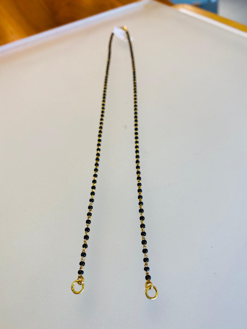 22ct Mangalsutra Chain with Pendant-links 4.9gm 16 inches