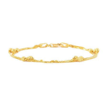 22ct Gold Ladies Bracelet 7gm
