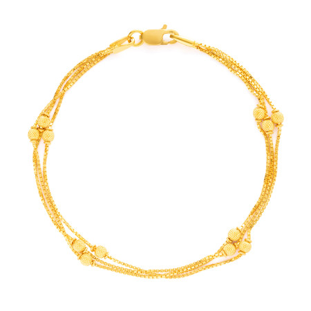 22ct Gold Ladies Bracelet 7gm