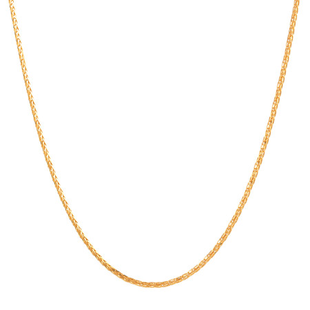 22ct Gold Spiga Chain in 16 Inches