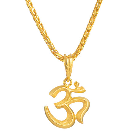 Gold Om Pendant