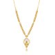 Anusha 22ct Gold Necklace with Synthetic Polki Stones