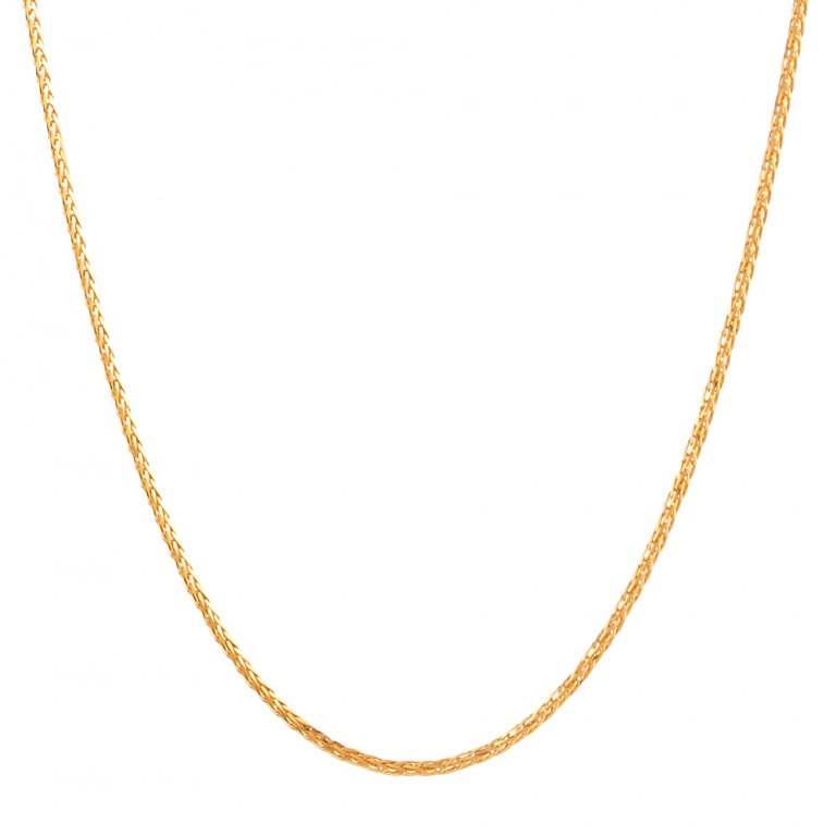 22ct Gold | Spiga Chain | 16 Inches | 1.3mm Thick