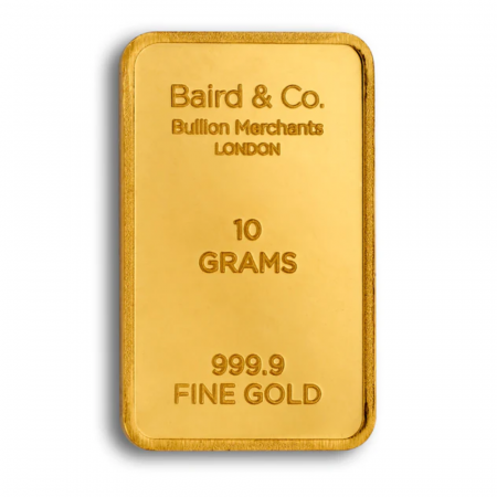 1 Gram Baird & Co. Made Fine Gold Bar