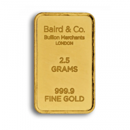 1 Gram Baird & Co. Made Fine Gold Bar