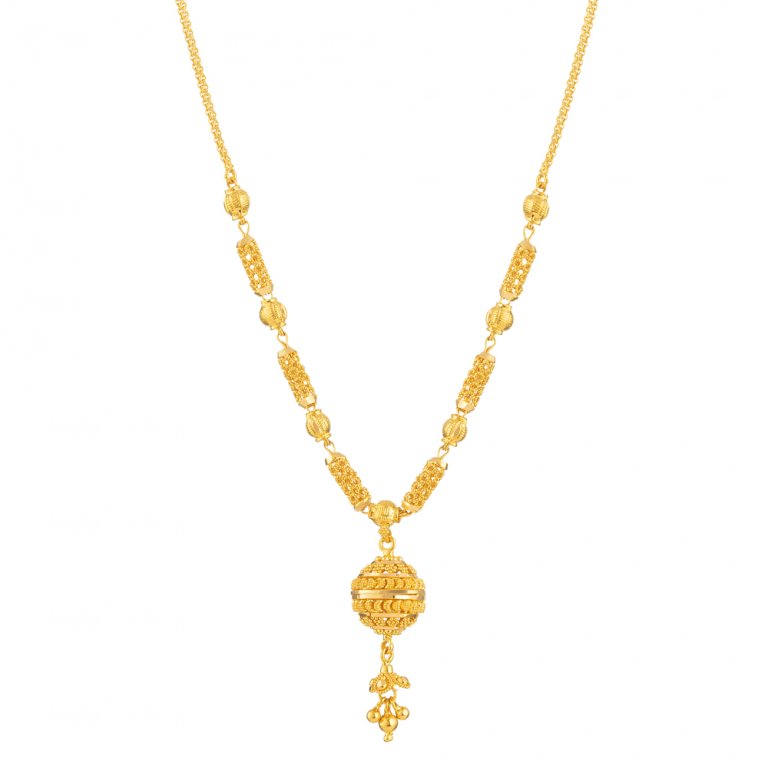 Jali Collection 22ct Gold Choker Necklace