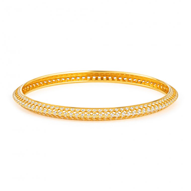 22ct Gold Single Bangle 27630