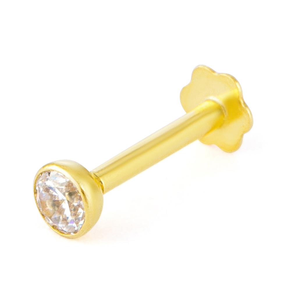 18ct Yellow Gold Nose Pin 45.00.00 SKU 33265