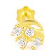 18ct Yellow Gold Nose Pin UK