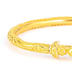 Jali Collection 22ct Gold Kada Jali Collection 22ct Gold Kada