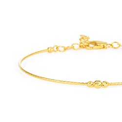Glow Collection 22ct Gold Damen Armreif Armband Glow Collection 22ct Gold Damen Armreif Armband
