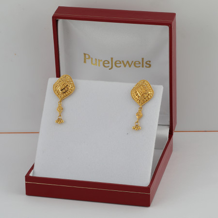 Jali Collection 22ct Gold Earring Jali Collection 22ct Gold Earring