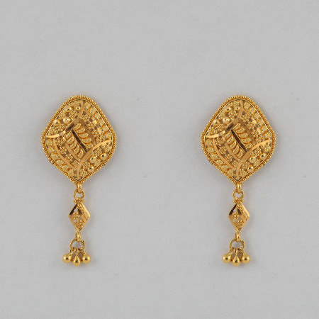 Jali Collection 22ct Gold Earring Jali Collection 22ct Gold Earring