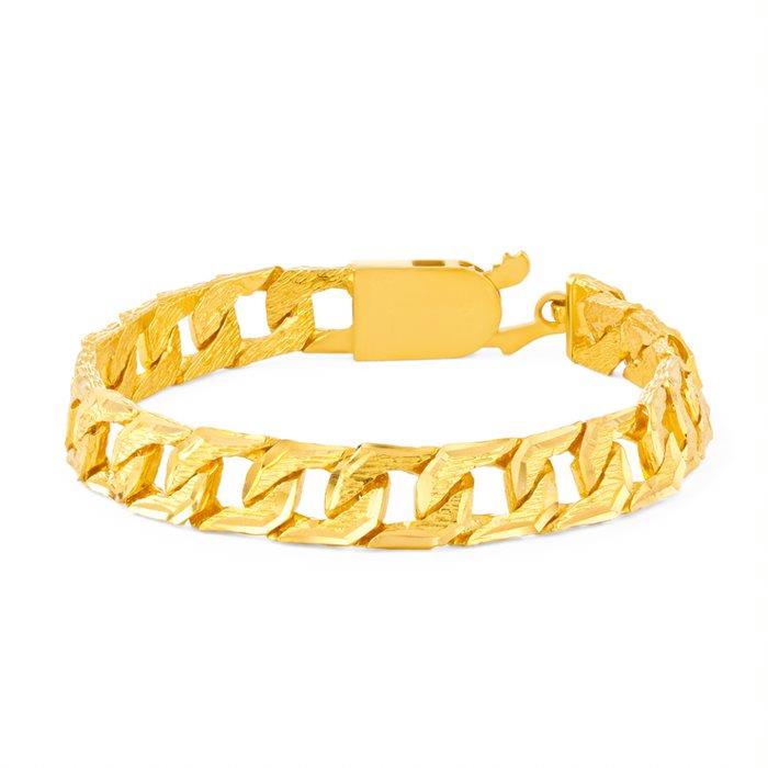 22ct Gold Men's Bracelet - £1351.00 (SKU:32493)