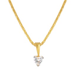 22ct Gold Einzelstein-Anhänger 22ct Gold Einzelstein-Anhänger