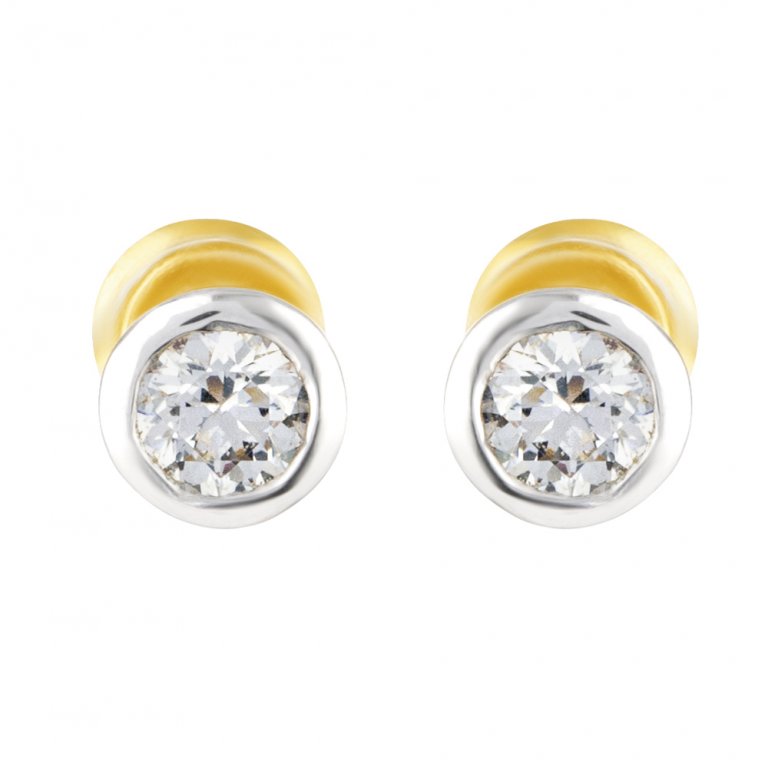 22ct Gold Round Shaped Earring