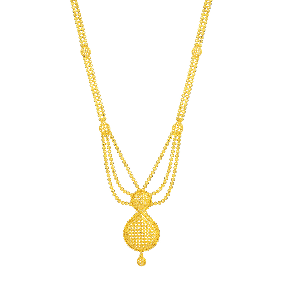 22 Carat Teen Lada Rani Haar Set 