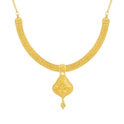 22Kt Gold Jali Choker Halskette 22Kt Gold Jali Choker Halskette
